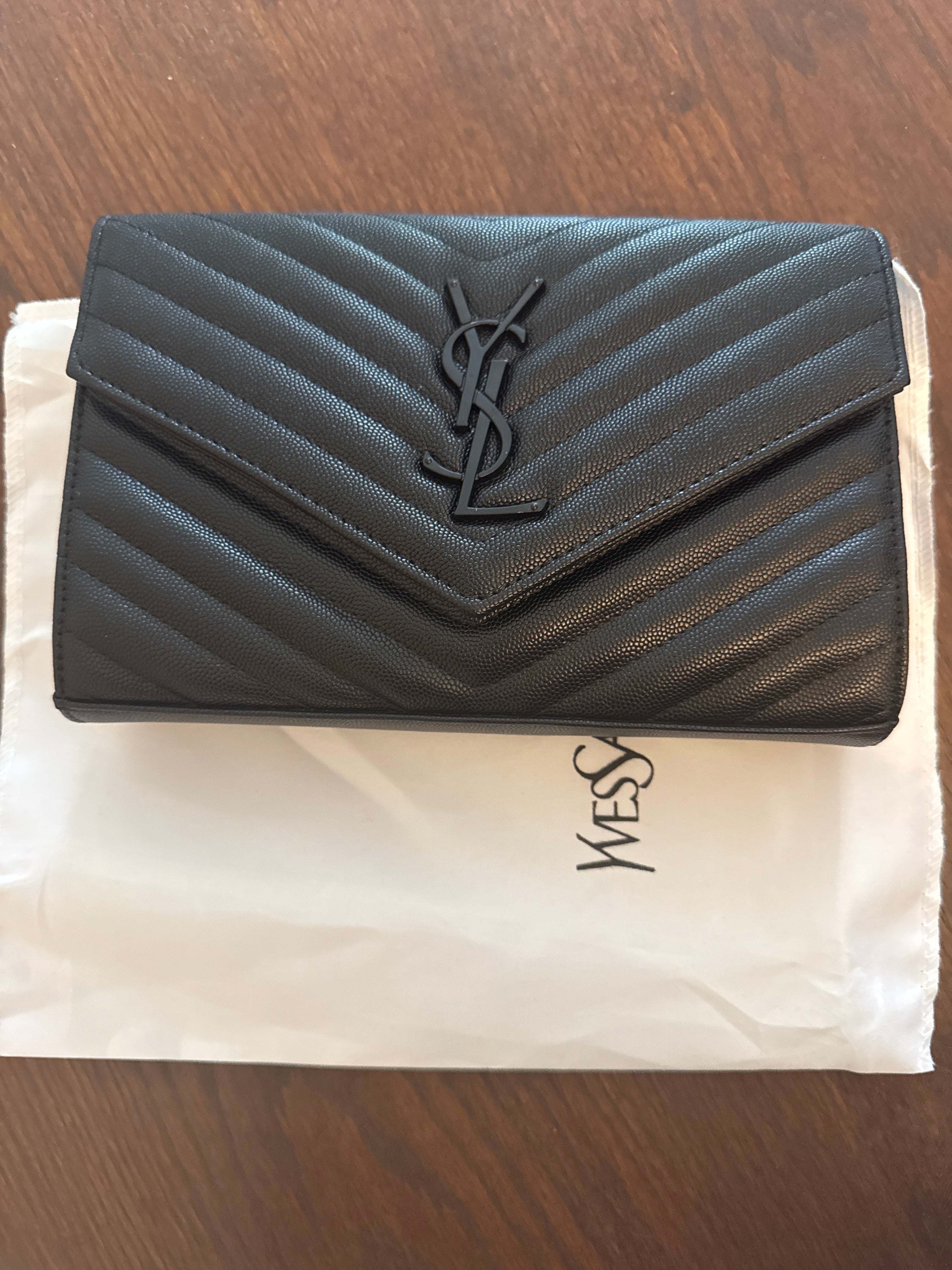 (Black) YSL Clutch