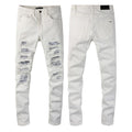 Amiri Distressed Wash Paint Jeans